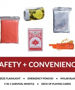 Food & Food Storage ReadyWise 64 Piece Survival Backpack- Red 15 Food & Food Storage ReadyWise 64 Piece Survival Backpack- Red