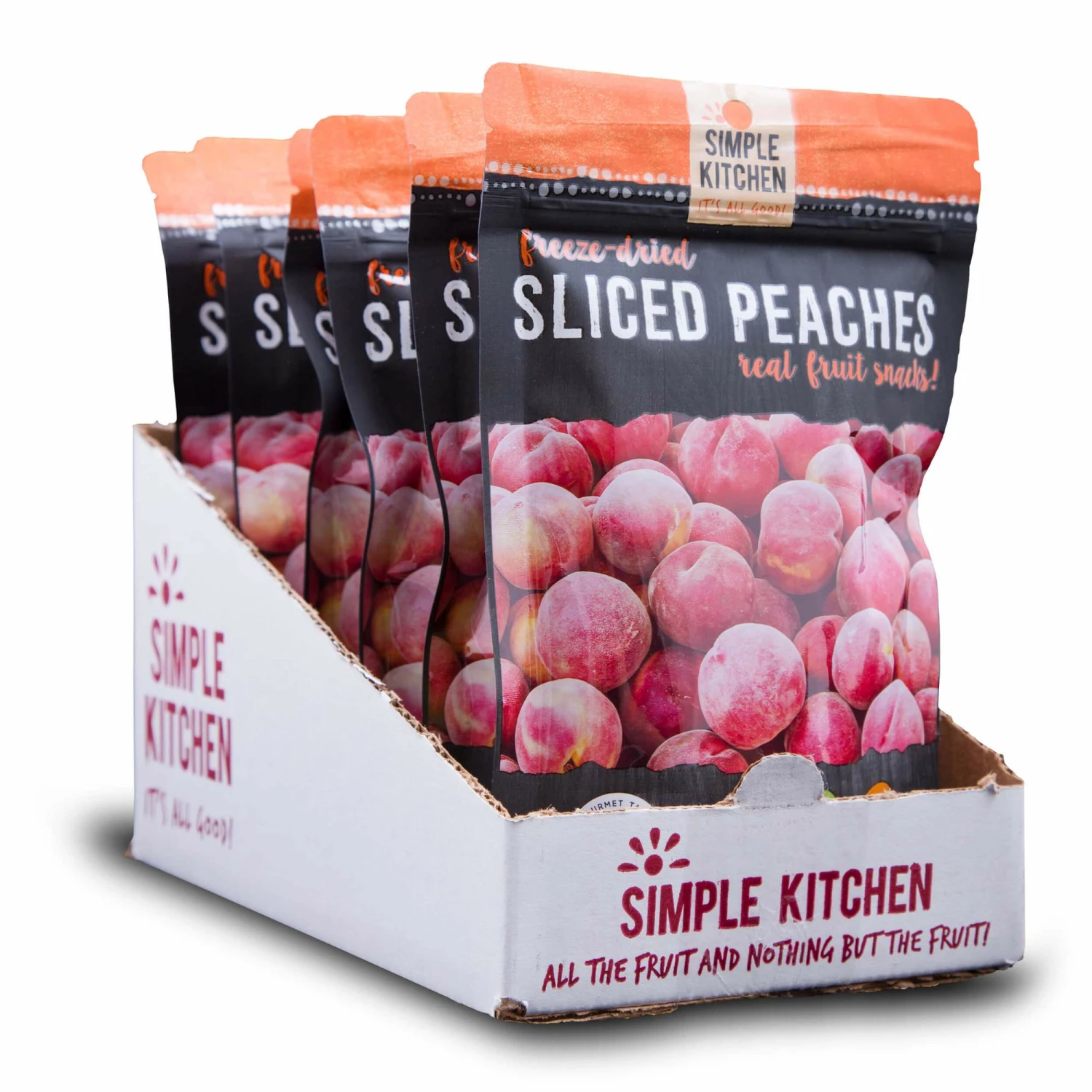 ReadyWise Simple Kitchen Freeze-Dried Peaches - 6 Pack Food & Food Storage 4 ReadyWise Simple Kitchen Freeze-Dried Peaches - 6 Pack Food & Food Storage