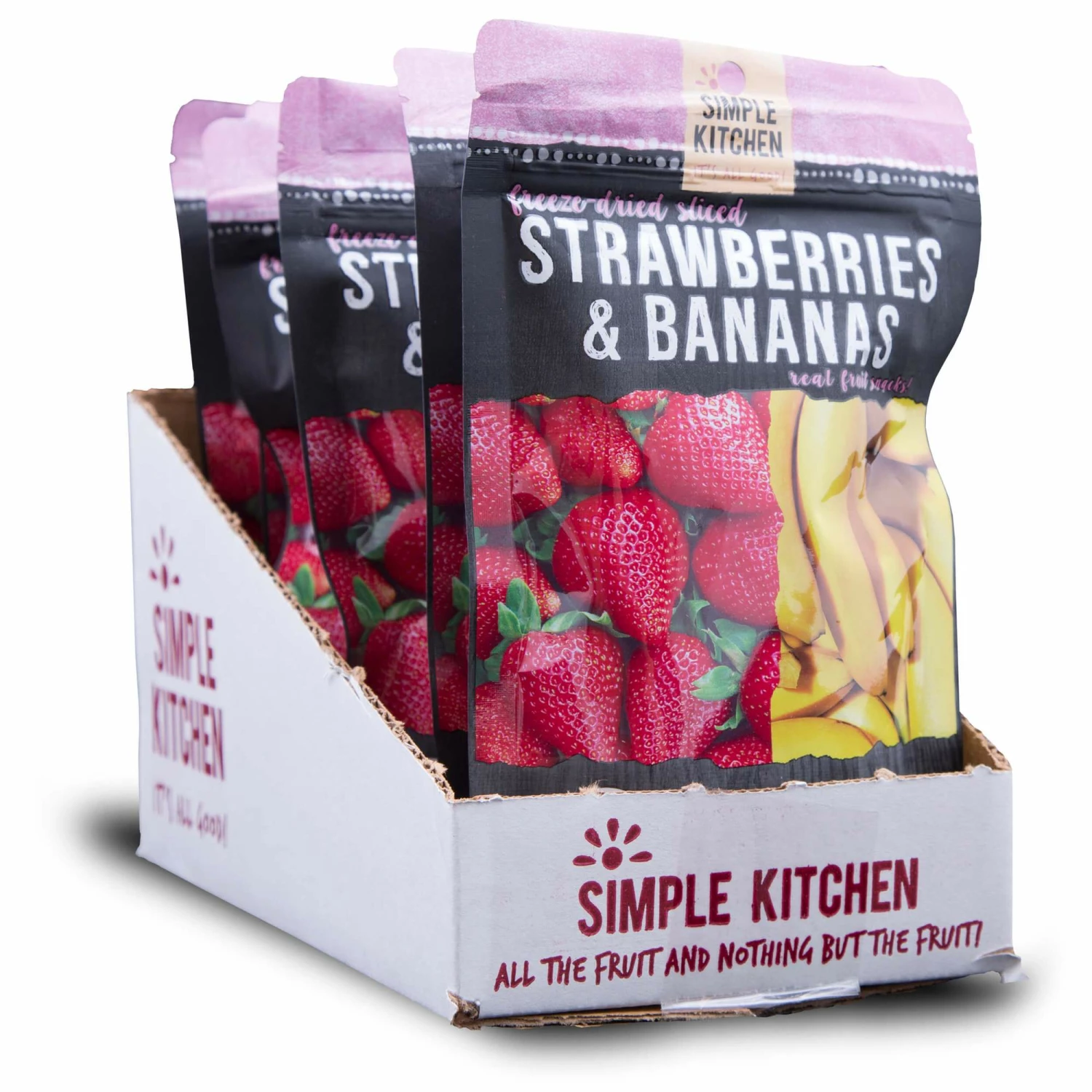 ReadyWise Simple Kitchen Freeze-Dried Strawberries & Bananas - 6 Pack 4 ReadyWise Simple Kitchen Freeze-Dried Strawberries & Bananas - 6 Pack