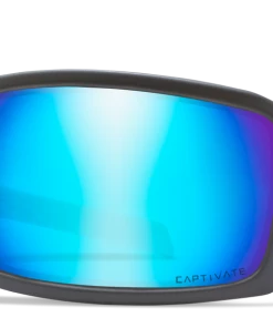 WILEY X TWISTED - CAPTIVATE Polarized Blue Mirror With Matte Graphite Frame Gear