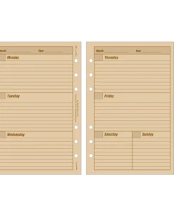 Rite In The Rain Weatherproof Weekly Calendar Set, 5 In. X 7 In.