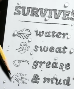 Waterproof Notebooks Rite In The Rain Weatherproof Hard Cover Notebook, 4.75 In. X 7.5 In. Level Pattern