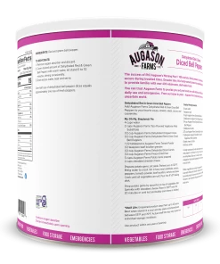 Augason Farms Dehydrated Diced Red & Green Bell Peppers