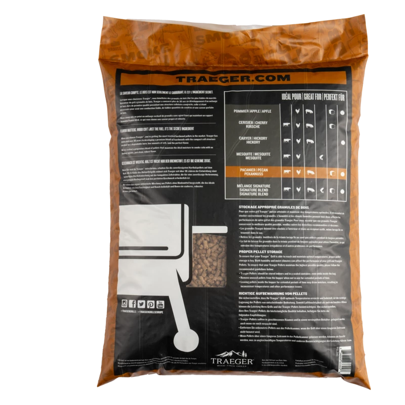 Traeger Wood Pellets TRAEGER PECAN BBQ WOOD PELLETS 2 Traeger Wood Pellets TRAEGER PECAN BBQ WOOD PELLETS