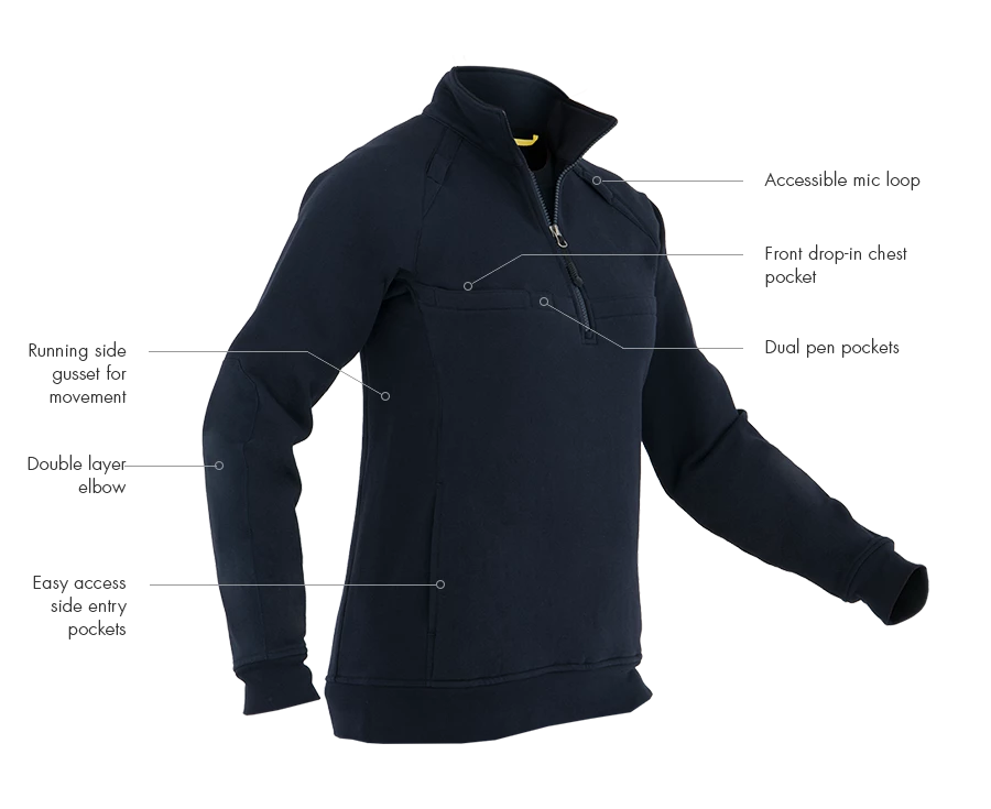 FIRST TACTICAL WOMEN'S COTTON JOB SHIRT QUARTER ZIP 3 FIRST TACTICAL WOMEN'S COTTON JOB SHIRT QUARTER ZIP