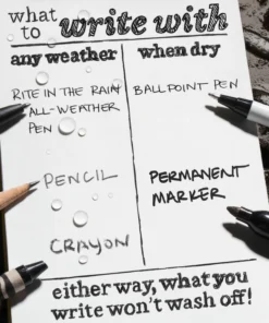 Rite In The Rain Weatherproof Stapled Notebook 4.625 In. X 7 In. - Expedition Journal Waterproof Notebooks