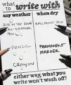 Rite In The Rain Weatherproof Hard Cover Notebook, 4.75 In. X 7.5 In. Geological Pattern Waterproof Notebooks 12 Rite In The Rain Weatherproof Hard Cover Notebook, 4.75 In. X 7.5 In. Geological Pattern Waterproof Notebooks