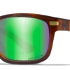 WILEY X HELIX - CAPTIVATE Polarized Green Mirror With Gloss Demi Frame Gear