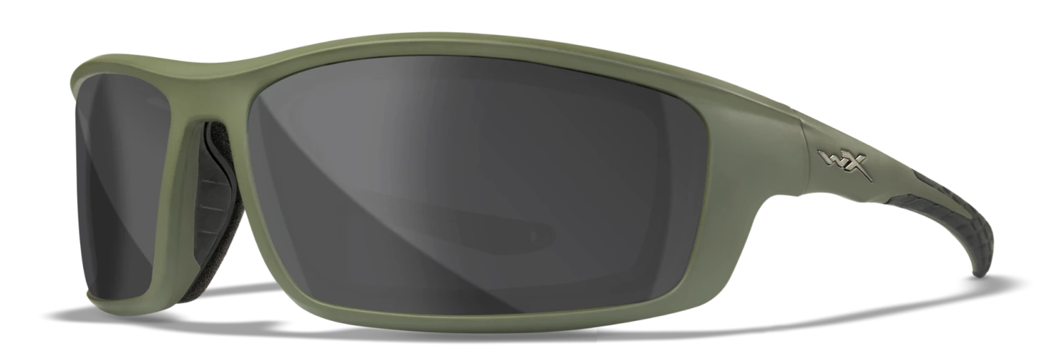 Gear Wiley X Grid Sunglasses - Matte Utility Green Frame With Captivate Polarized Grey Lenses 1 Gear Wiley X Grid Sunglasses - Matte Utility Green Frame With Captivate Polarized Grey Lenses