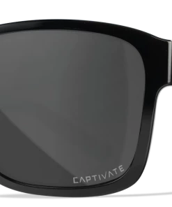 Wiley X Trek Sunglasses - Matte Black Frame With Captivate Polarized Grey Lenses Gear