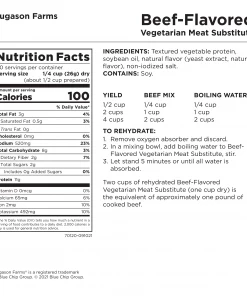 Food & Food Storage Augason Farms Beef Flavored Vegetarian Meat Substitute 13 Food & Food Storage Augason Farms Beef Flavored Vegetarian Meat Substitute